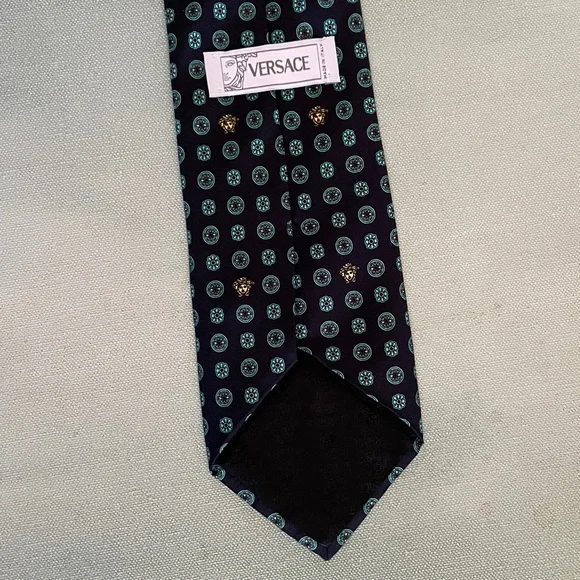 Authentic Versace Silk Tie Medusa